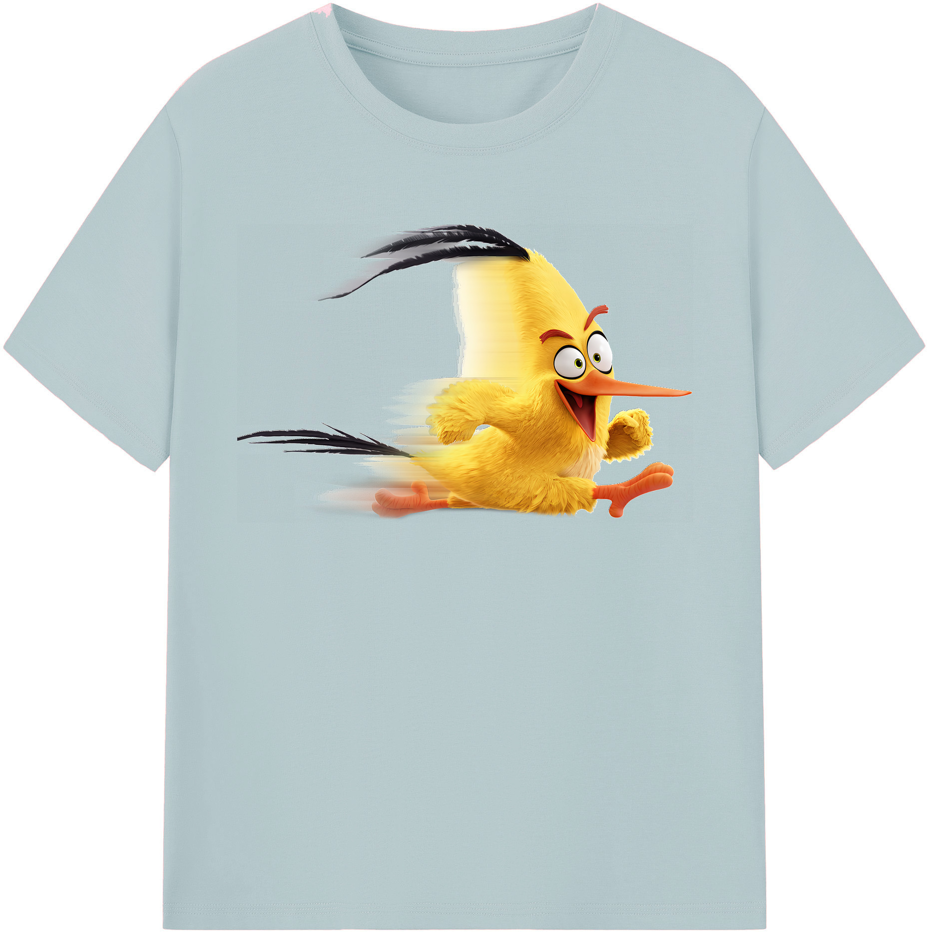 （画像用） Angry Birds アングリーバード 綿100％半袖Tシャツ（フロントプリント）